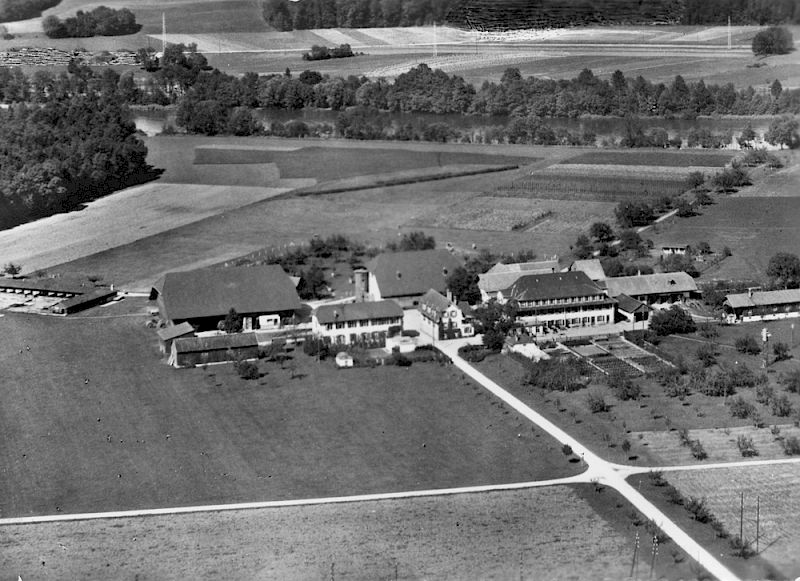 Die Zwangsarbeitsanstalt Schachen in Flumenthal/Deitingen im Jahr 1948.